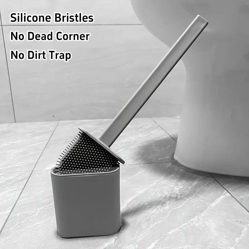 Brush Bristle Set - Su Sızdırmaz Tabanlı Silikon Tuvalet Fırçası,
