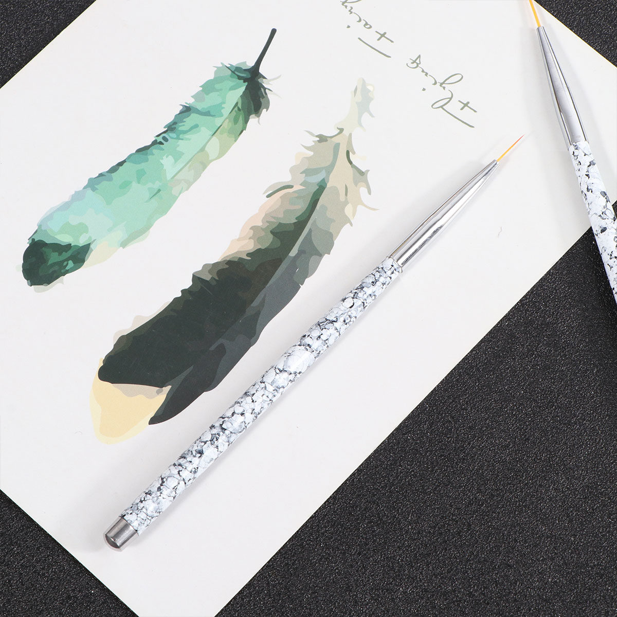 Brush Bristle Set - 3 Parça Tırnak Sanatı Liner Fırça