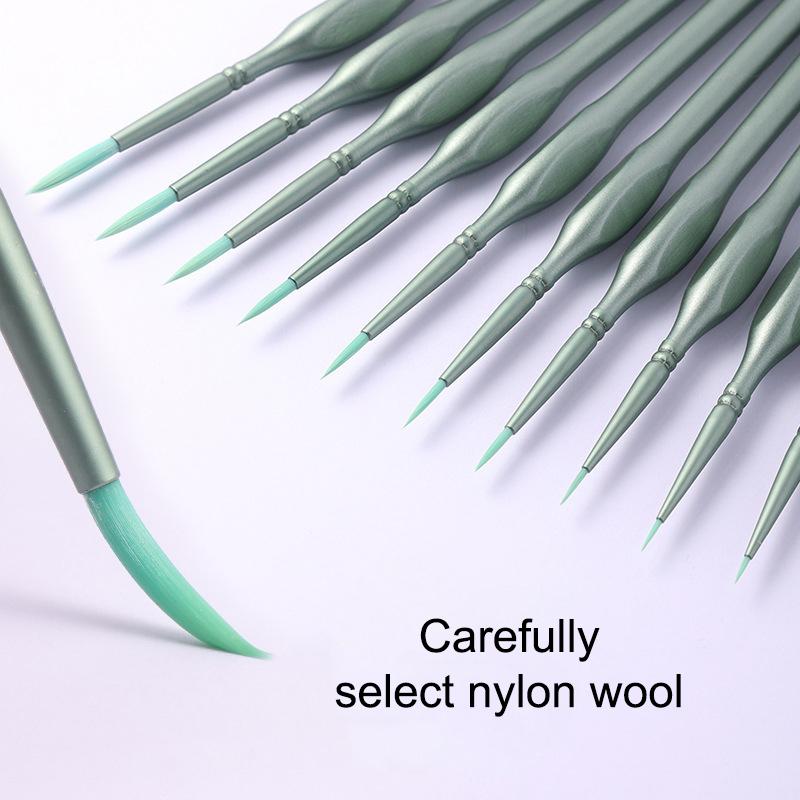 11 adet minyatür detay boya fı - Brush Bristle Set incelemesi ve fiyatı